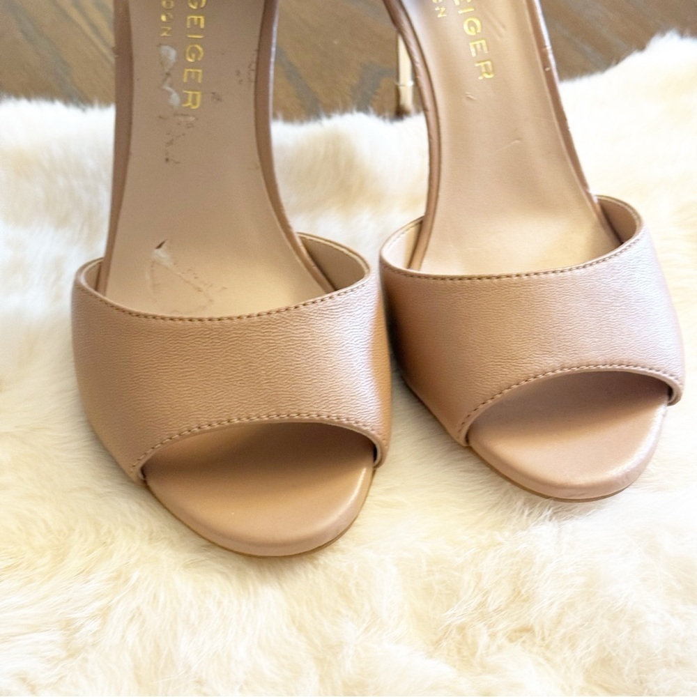 Kurt Geiger London Nude Ankle Cuff Stiletto Heels Size 38 - Picture 2 of 7